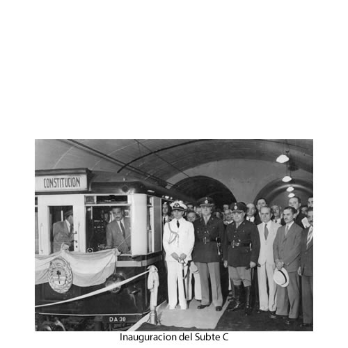 Inauguracion del Subte C